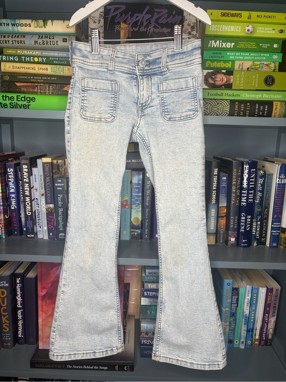 Girl’s Light Wash Flared Jeans - H&M